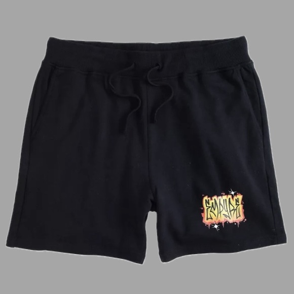 Zumiez Other - NWOT Men's Empyre Retro Graffiti Black Sweat Shorts
